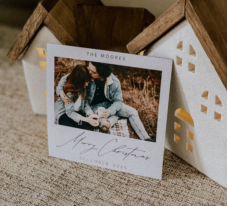 Signature Script Christmas Card Magnet | SET OF 10