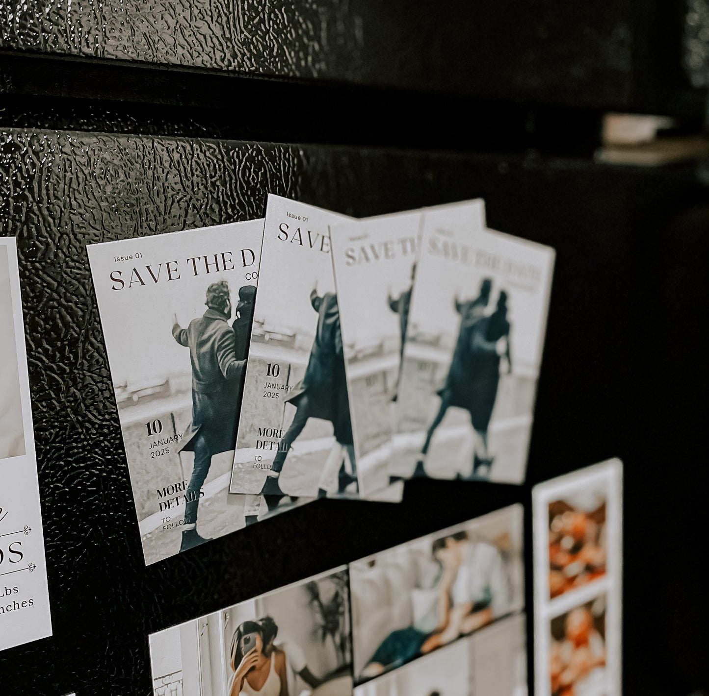 Magazine Save the Date Announcement Magnets Set of 10