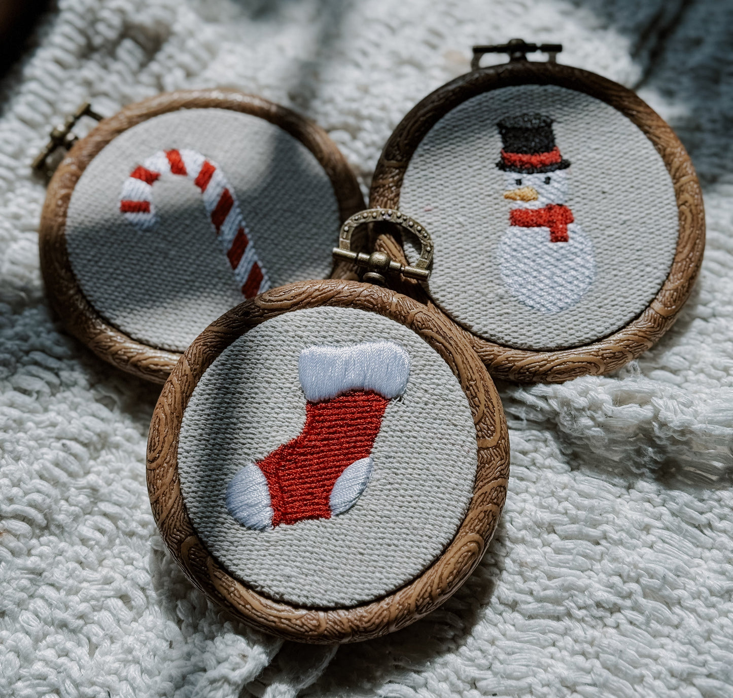 “Classic Christmas” Embroidered Ornament Set - LIMITED STOCK!!
